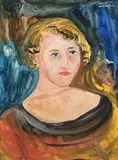 Blonde Woman by Danila Vassilieff, 1954, oil on composition board, offered Apr 2008