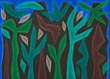 Island In The Sun by John Coburn, 1989, oil on canvas, sold Nov 2011