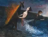 Eurydice I by Garry Shead, 2008, oil on composition board, offered Nov 2011