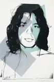 Mick Jagger by Andy Warhol, 1975, colour screenprint (from a portfolio of ten), offered Nov 2011