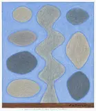 Heaven’S Breath I, Hay Plains Twisters by John Coburn, 1995, synthetic polymer paint and pencil on paper, sold Nov 2011