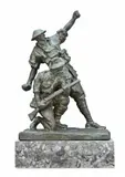 Cobbers by Wallace Anderson, 1932 - 40, bronze with green patina, offered Nov 2011