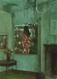 Room, Balmain House by Ray Crooke, oil on canvas on board, sold Nov 2011