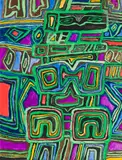Composition by Jacques Soisson, 1973, Gouache, sold Jun 2024