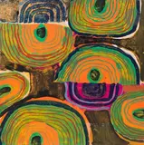 Jardin ligneux by Jacques Soisson, 1970, Gouache, sold Jun 2024