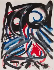Sophisme by Jacques Grinberg, 1996, Gouache et encre, sold Jun 2024