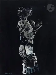 Une Nouvelle Conception de la Femme («Au-Delà du Déclic, VIII»), [1964] by Maurice B. Lemaître, Tirage photographique, sold Jun 2024
