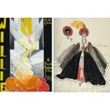 Willie by José de Zamora, 1928, Gouache, sold Jun 2024