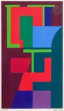 Procès by Geneviève Claisse, 1959, Gouache, sold May 2024