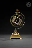 Cadran solaire équinoxial. Saint-Pétersbourg by Johann Jacob Sauter, vers 1800, Acier et bronze doré, cadran émaillé, sold May 2024