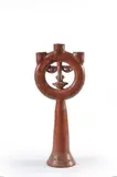 Chandelier anthropomorphe by Jean Marais, Terre cuite vernissée, sold Nov 2019
