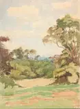 (nos 29 à 89) Mont Kenya by Henry de Monfreid, 1944, Aquarelle, sold Mar 2017