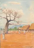 (nos 29 à 89) Kenya, Makinda by Henry de Monfreid, 1942, Aquarelle, sold Mar 2017