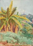 (nos 29 à 89) Bananiers à Aroué by Henry de Monfreid, 1939, Aquarelle, sold Mar 2017