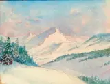 (nos 29 à 89) Le Canigou by Henry de Monfreid, vers 1960, Aquarelle, sold Mar 2017