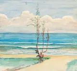 (nos 29 à 89) Près de La Franqui by Henry de Monfreid, vers 1960, Aquarelle, sold Mar 2017