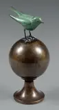 Oiseau bleu by François-Xavier Lalanne, Épreuve en bronze à patine médaille et patine verte, sold Mar 2017