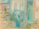 La lessive by Charles Angrand, Pastel, sold Dec 2016
