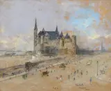 Anvers by Siebe Johannes ten Cate, 1908, Pastel sur papier, sold Apr 2017