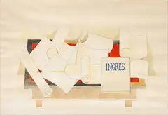 Ingres by Georges Rohner, Aquarelle, sold Apr 2017