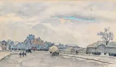 Paris by Henri Noizeux, Aquarelle, sold Mar 2017
