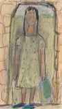 Fillette by Simon Segal, Pastel, sold Nov 2016