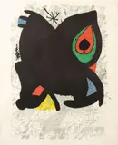 Miro au Grand Palais» by Joan Miró, 1974, Lithographie en couleur (Miro lithographe V n°, sold Nov 2016