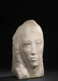 Tête de femme by Sebastien Tamari, Marbre, taille directe, sold Oct 2022