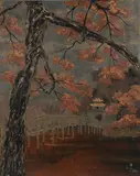 Le pont du Lac de l'Epée à Hanoï by Tran Phuc Duyen, Panneau laqué représentant signé et daté, sold Jun 2022