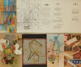 Composition by Jacques Marret, Collage et technique mixte, sold Nov 2019