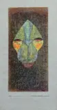 Homme masqué by Fred Deux, 1953, Aquarelle et encre, sold Apr 2022