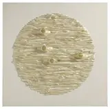 Seascape/Marine, 2006. Assemblage de bouteilles en plastique découpées et collées sur panneau by Jéróme Fortin, Technique mixte, assemblage, sold Apr 2022