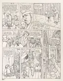 Les eaux de Mortelune, Tome 3, Le prince et la poupée by Philippe Adamov, 1989, Mine de plomb, encre de Chine et gouache sur papier, sold Mar 2022