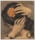 Des mains de femme ! by Ludovic Alleaume, Fusain et pastel, sold Mar 2017