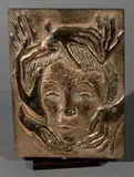 Masque aux mains by Man Ray, 1972, Bronze doré, sold Mar 2017