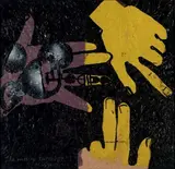 La main tatouée by Ladislas Kijno, Gouache sur papier froissé signée en bas à gauche et titrée, sold Mar 2017