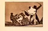¡ Que guerrero! 1816-1824 by Francisco Goya y Lucientes, Eau-forte, aquatinte et brunissoir, sold Nov 2016