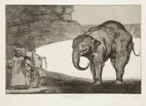 Otras leyes por el pueblo. 1816-1824 by Francisco Goya y Lucientes, Eau-forte, aquatinte et brunissoir, sold Nov 2016