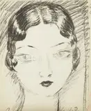 Jeune fille. 1929 by Kees van Dongen, Lithographie, sold Nov 2016