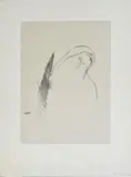 Le Sommeil. 1898 by Odilon Redon, Lithographie, sold Nov 2016