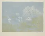 Femmes dans la campagne. (Pl. de la suite Paysages). 1898 by Ker-Xavier Roussel, Lithographie, sold Nov 2016