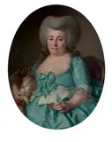 Portrait présumé de Madame de Beaulieu by Johann Ernst Heinsius, Toile ovale, sold Jun 2016