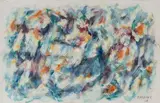 Composition abstraite by Jean René Bazaine, Aquarelle et gouache sur papier, sold Jun 2016