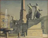Vue de Rome, le Quirinal by André Iacovlevitch Beloborodoff, Aquarelle signée en bas à droite, sold Apr 2016
