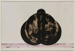 Composition (1976) Sans titre by Claude Viseux, 1976, Aquarelle sur papier, sold Oct 2022