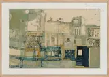 Composition en bleu et vert by Maria Helena Vieira da Silva, Lithographie, sold Oct 2022