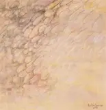 Petite déferlante" by Jean Lefébure, 2009, Pastel sur papier, sold Jan 2020