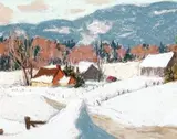 Soleil Brillant en Mars » by Horace Champagne, 1998, Pastel, sold Jan 2020