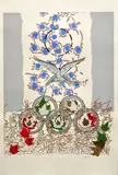 Colombe de la paix (Seoul 1988) by Jean Paul Riopelle, Lithographie, sold Dec 2019