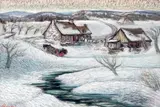 L-1862 « Paysage Laurentian by Louis Paul Perron, Pastel, sold Oct 2019